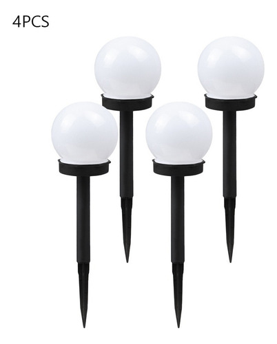 Jardín Césped Impermeable Led Bola Luz Solar 4pcs