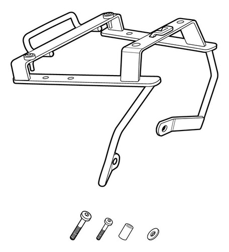 Soporte Baul Trasero Bmw G650 Gs Año '11