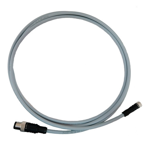 Conector M8 3p Hembra A M12 3p Macho 2m - Bkm8s3pfm12s3pm2mc Gris