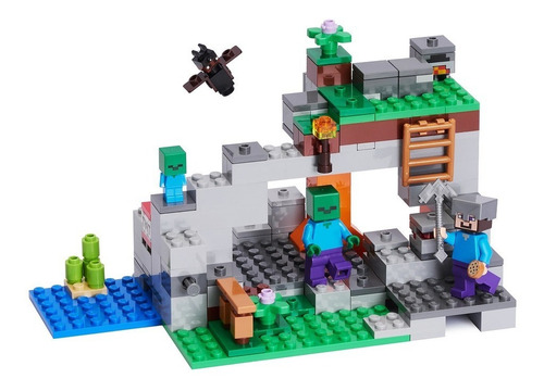 Lego Minecraft 21141 La Cueva Zombie 241 Pzs