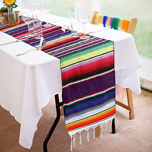 2 Pack Mexicano Mesa Runner 14 X 84 Inch Mexican Nvfwe