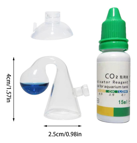 Kit De Acuario De Co2 Comprobador De Caída De Co2 Comprobado