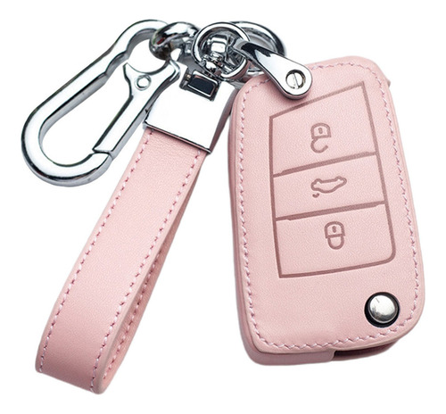 L 3 Botones Flip Remote Key Shell Case Fob C-rosa