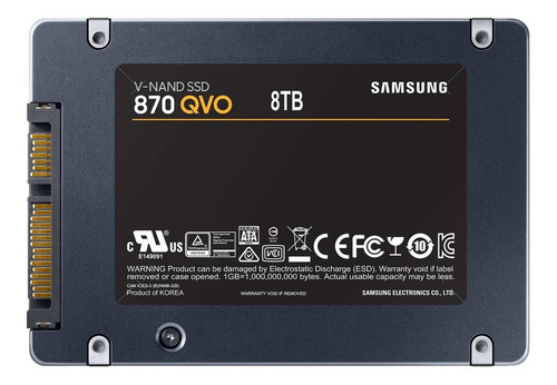 interno Samsung 870 QVO MZ-77Q8T0B 8TB gris