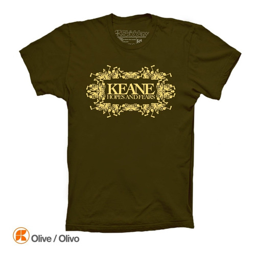 Keane Playeras Hopes And Fears Logo Skiddaw T-shirts