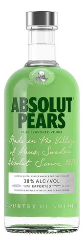 Pack De 2 Vodka Absolut Pears 750 Ml