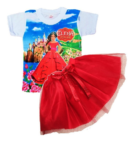 Conjunto Para Niña Elena De Avalor Tutu Para Niña Elena 