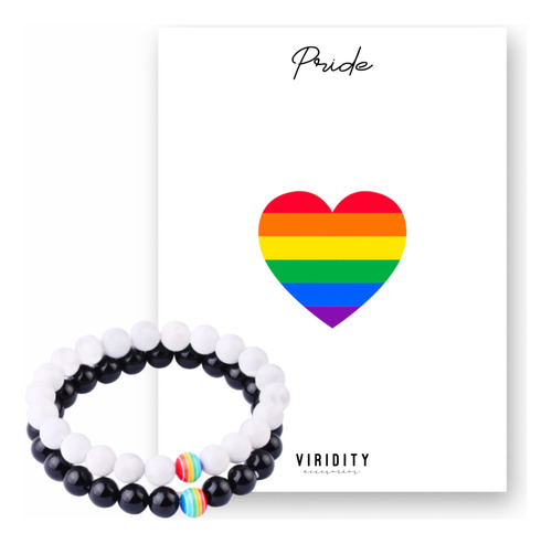 Pulsera Compartidas Pride Lgbtq+ Orgullo Hombre Mujer