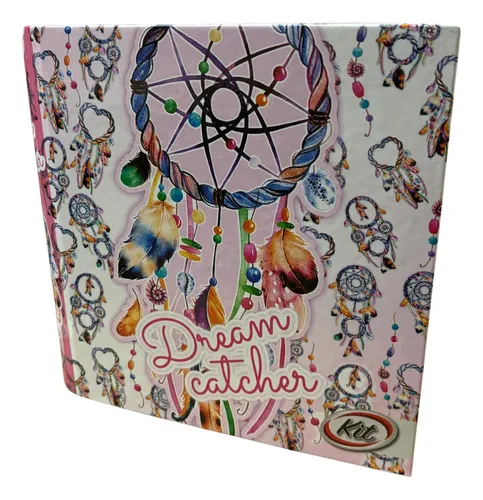 Carpeta Escolar Con Mándala Número 3 Rígida Atrapa Sueños