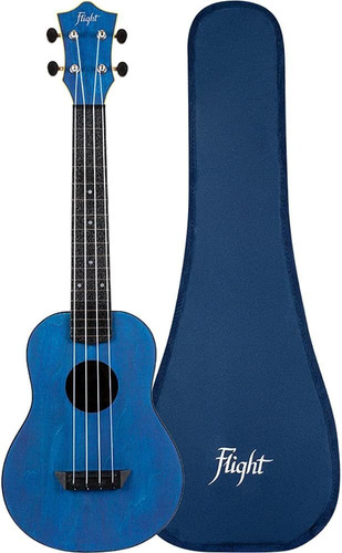 , Ukelele De Concierto De Viaje Azul Oscuro De 4 Cuerda...