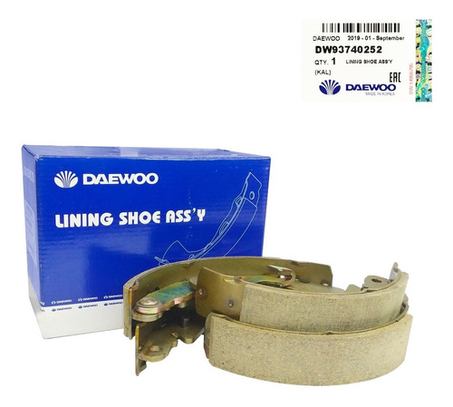 Imagen 2 de 7 de Banda Freno Traseras Aveo Clasico Lt Ls Speed Original