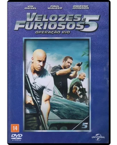 Dvd Velozes E Furiosos 5 Operação Rio - Lacrado Original