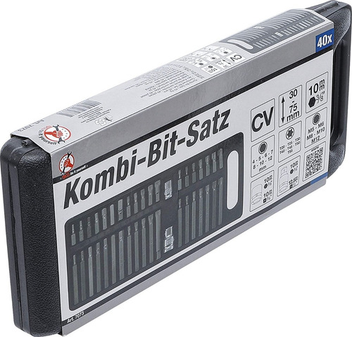 Imagen 5 de 7 de Kit De Puntas Combinadas Allen Bristol Torx Spline 40 Pzas
