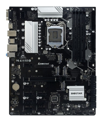 Motherboard Biostar Tz590-btc Duo Pcie 4.0 M.2 Usb 3.2 Hdmi