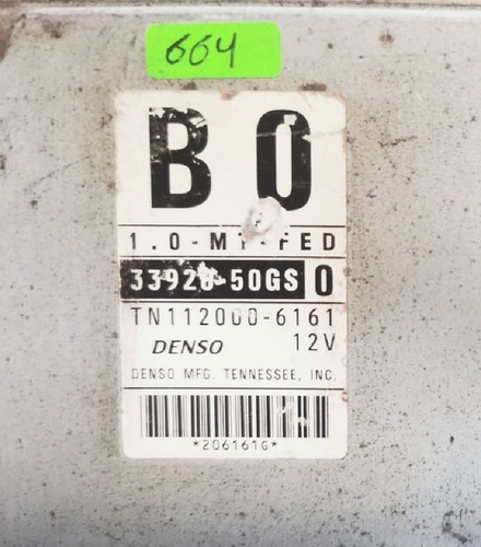 Computadora De Motor Geo Metro 1996-1999 1.0l 33928-50gs (Usado)