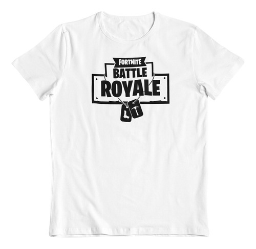 Polera - Dtf - Gamer Videojuegos Fortnite Balltle Royal