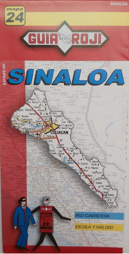 Mapa  Estado De Sinaloa Guia Roji