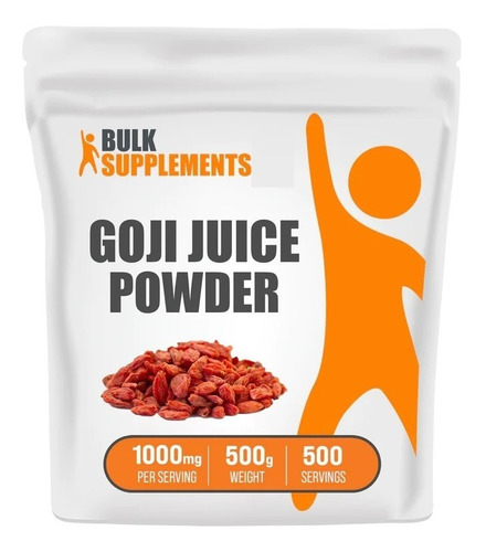 Bulk Supplements | Polvo Jugo Goji | 500g | 500 Servicios