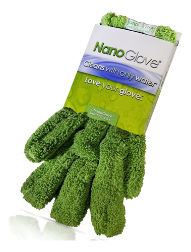 Nano Glove - Guante De Mano De Limpieza De Cocina Verde Par.