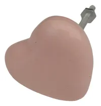 Comprar Kit De 10 Tiradores De Ceramica Para Muebles Corazon Rosa