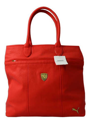 Bolsa Puma Mujer Rojo Ferrari Ls Shopper 07114702