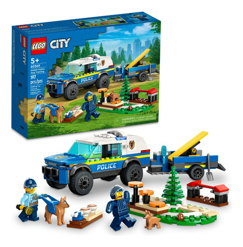 Kit City Treinamento Móvel Cães Policiais 197 Peças Lego