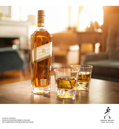 Imagen 4 de 7 de Johnnie Walker 18 años Blended Scotch escocés 750 mL