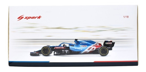 Fernando Alonso Alpine A521 Bahrein 2021 F1 Spark 1/18 Plan