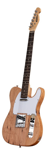 Guitarra Eléctrica Newen TL Natural Wild Lenga Madera Natural Laca Poliuretánica con Diapasón de Palo de Rosa