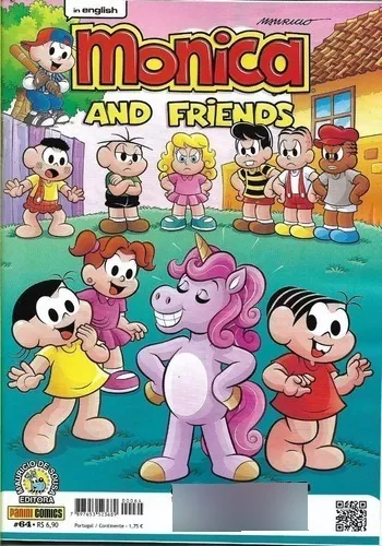 Kit 8 Gibis Mônica And Friends - Totalmente Em Inglês