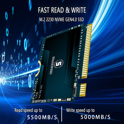 Unidad De Estado Sólido M.2 2230 1tb Nvme Pcie Gen4.0x4 Para