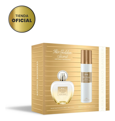 Set Her Golden Secret 80ml + Desodorante 150ml Perfume Mujer