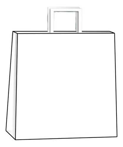 Bolsa Classic 22x10x30 Blanco 50 Un.