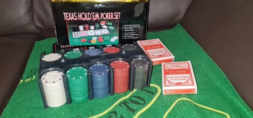 Juego Set De Poker Texas Holdem (Usado)