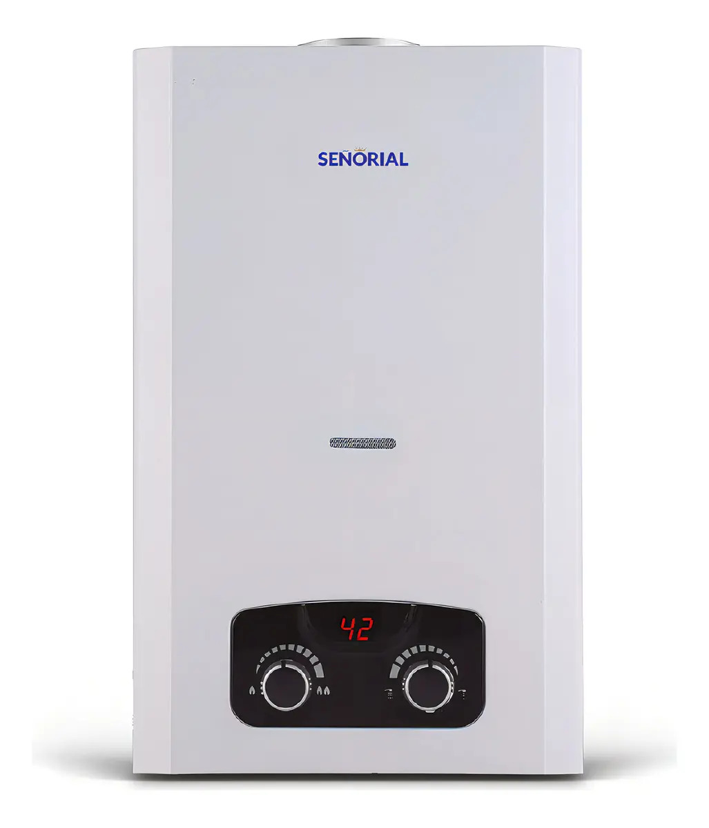 Calefón Señorial Evolution Max 14l Gas Natural Color Blanco Tipo de gas GN