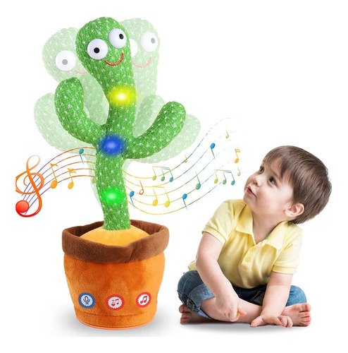 Cactus Bailarín Luz Repite Voz 100 Canciones A Pilas Tik Tok