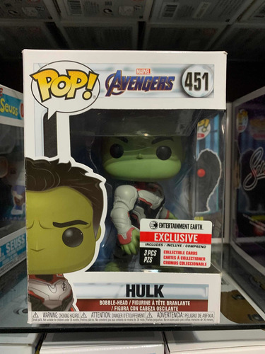Funko Pop 451 Avengers Endgame Hulk Entertainment Earth (Usado)