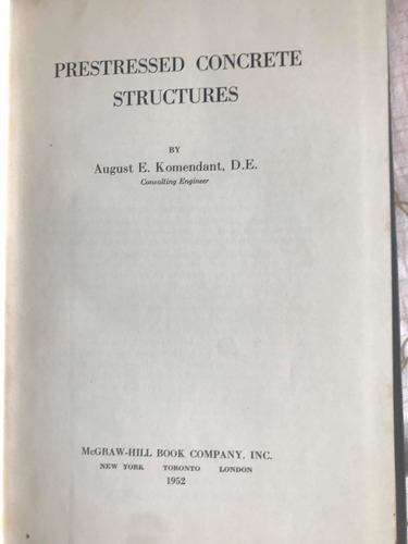 Libro Prestressed Concrete Structures