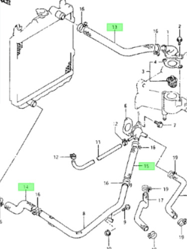 Kit Mangueras De Radiador Suzuki Maruti 800 Todos 