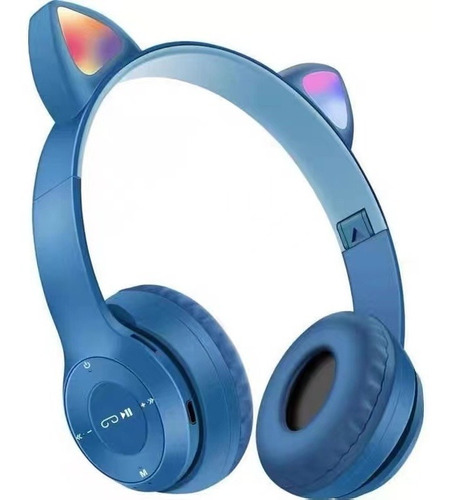 Audifonos Bluetooth Y Orejas De Gato. Varios Colores