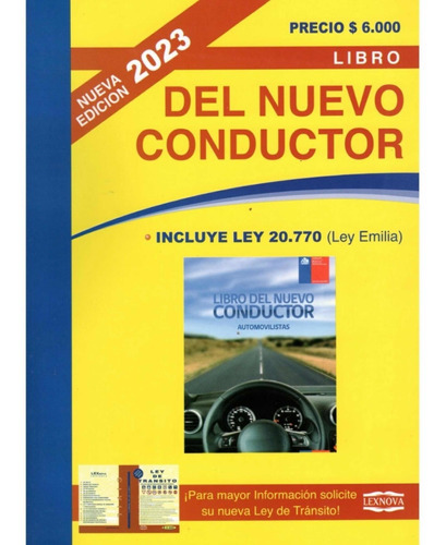 Libro Del Nuevo Conductor Clase B Actualizado 2023 