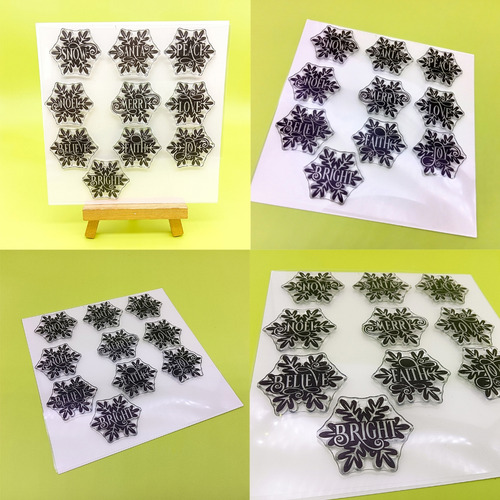 (8 #mold) Sellos De Silicona Para Tarjetas, Sellos Con Patro