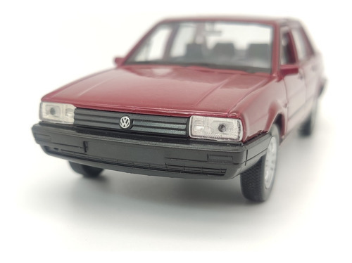 Carrito de hierro en miniatura Volkswagen Santana 1.8, colección Bordeaux