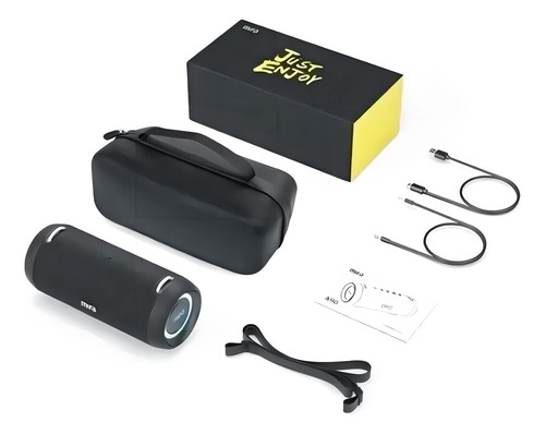 Caixa De Som Portátil Mifa A90 Com Bluetooth À Prova D'água Preto