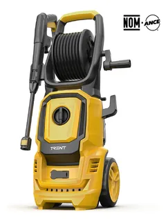 Hidrolavadora Electrica Trent HLT407-2000-AC127V 2000w Alta Presion 2175 Psi Amarillo Negro