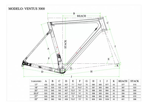 Bicicleta Speed 700 Audax Carbono Ventus 3000 11v 105