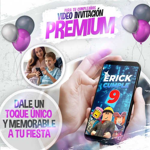 Video Invitación Roblox - Premium Roblox