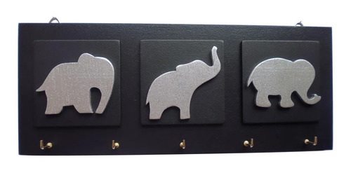 Portallaves De Pared, Moderno, De Madera, 100% A Mano.