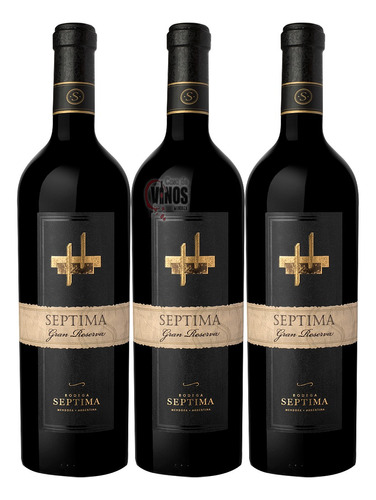 Vino Septima Gran Reserva Blend Pack X3 Unidades