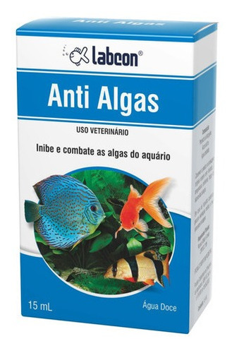 Imagem 1 de 1 de Alcon Labcon Anti Algas 15 Ml Combate Algas Do Aquário Doce